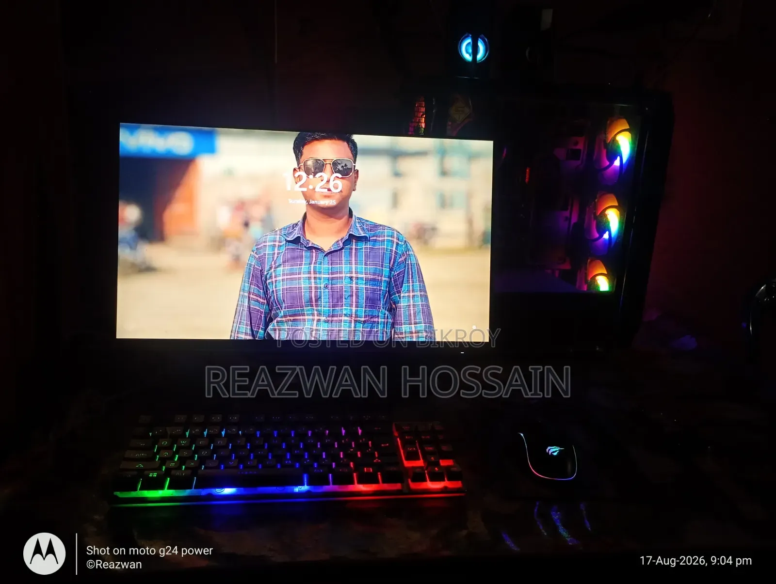 ডেস্কটপ কম্পিউটার HP 8GB AMD Ryzen 5 SSHD (হাইব্রিড) 256GB