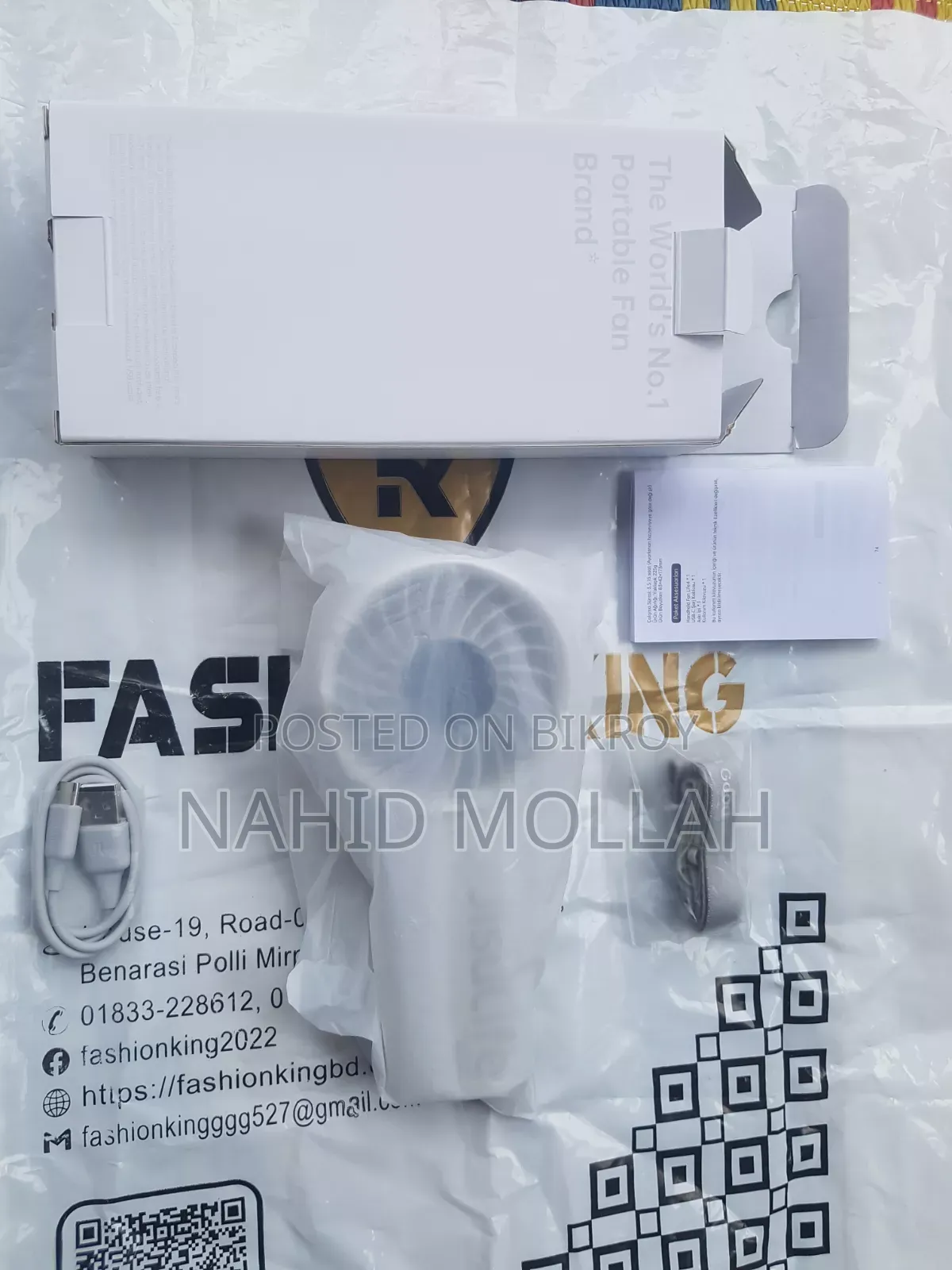 Jisulife হ্যান্ডহেল্ড ফ্যান লাইফ ৪