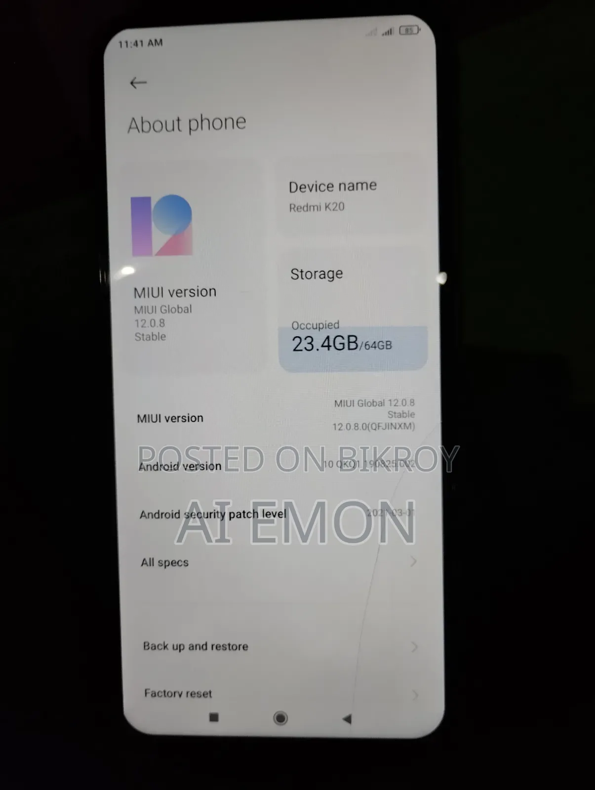 Xiaomi Redmi 128 GB White
