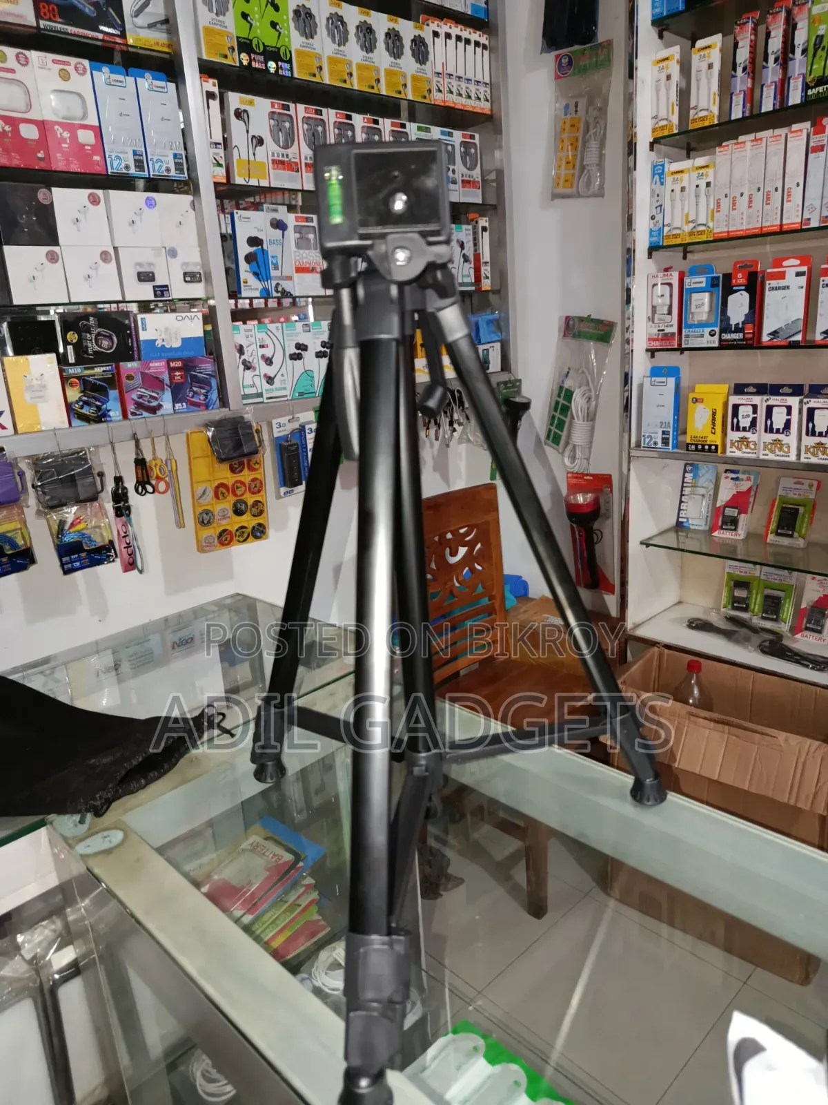 380A Adjustable Aluminium Tripod Stand for Mobile Camera