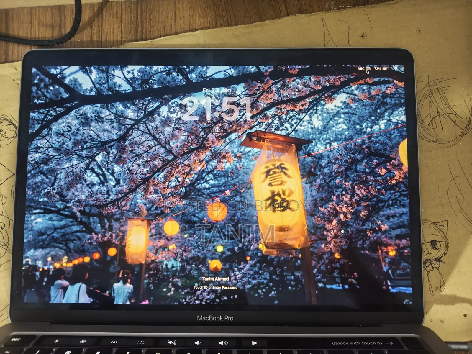 Laptop Apple MacBook Pro 2020 M1 16GB Apple M1 SSD 256GB