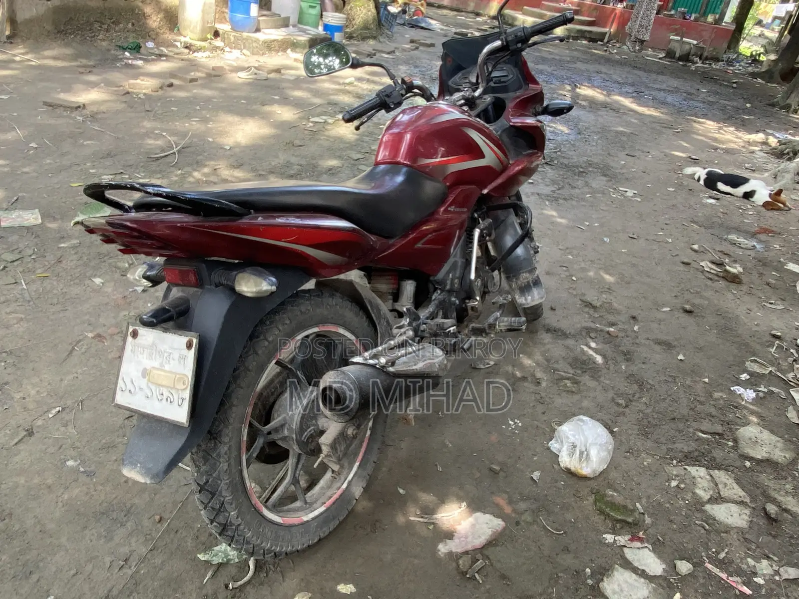 বাজাজ ডিসকভার ১৩৫ ২০১৬ লাল