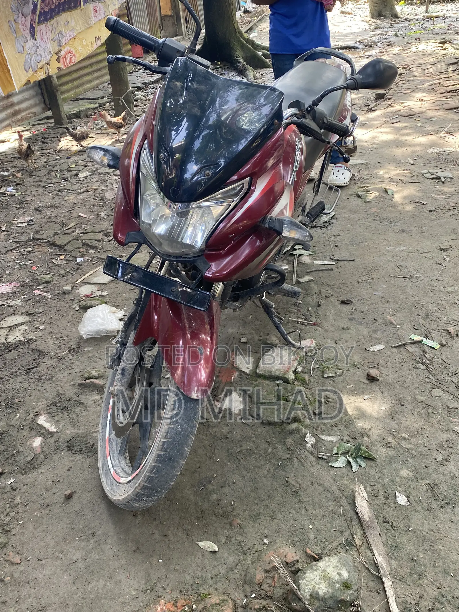 বাজাজ ডিসকভার ১৩৫ ২০১৬ লাল