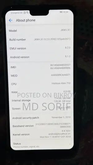Huawei Y9 2019 128 GB Blue