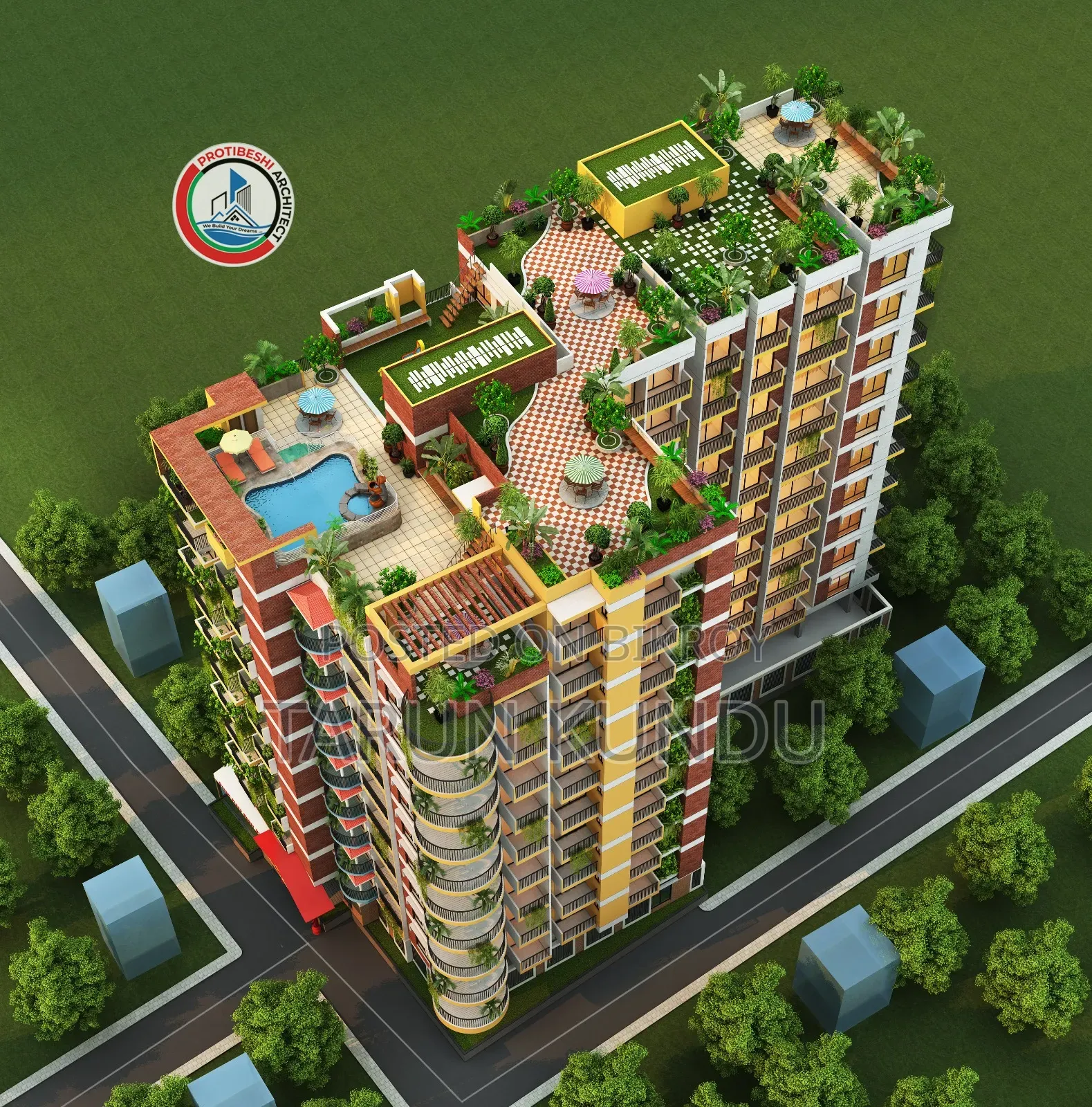 4 Bedroom Block of Flats in Kuril Dream Palace, Jamuna Future Park