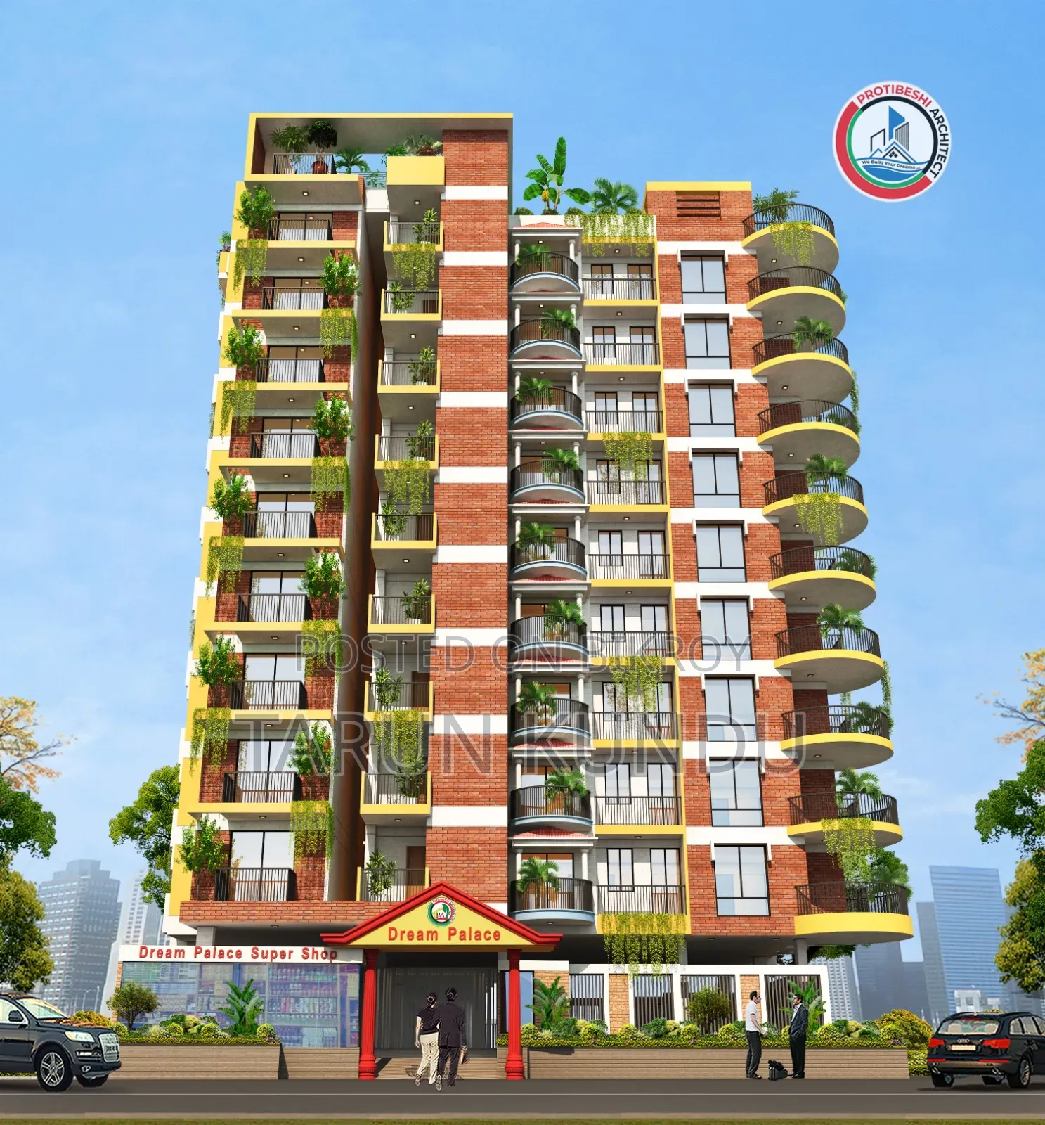 4 Bedroom Block of Flats in Kuril Dream Palace, Jamuna Future Park
