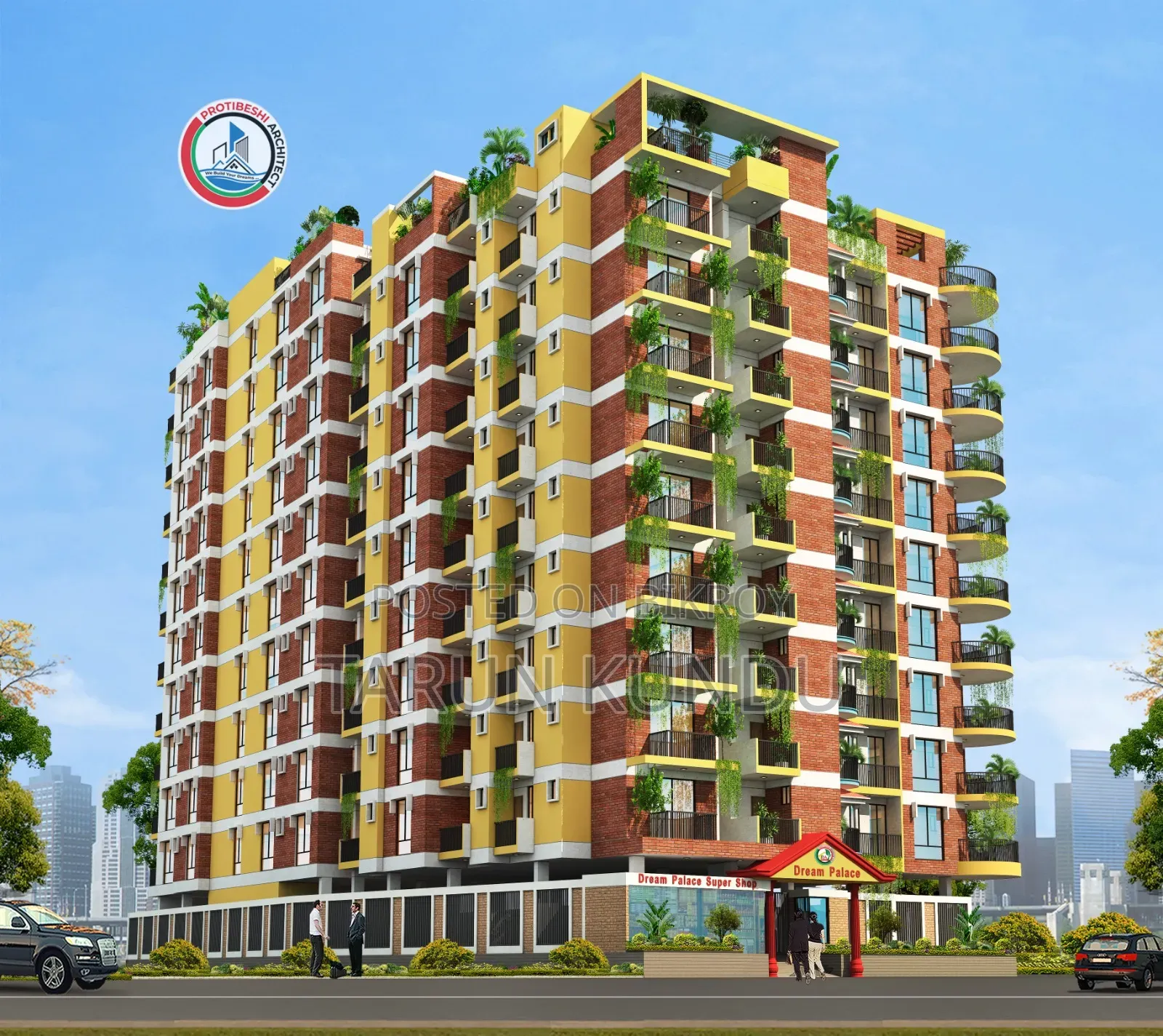 4 Bedroom Block of Flats in Kuril Dream Palace, Jamuna Future Park