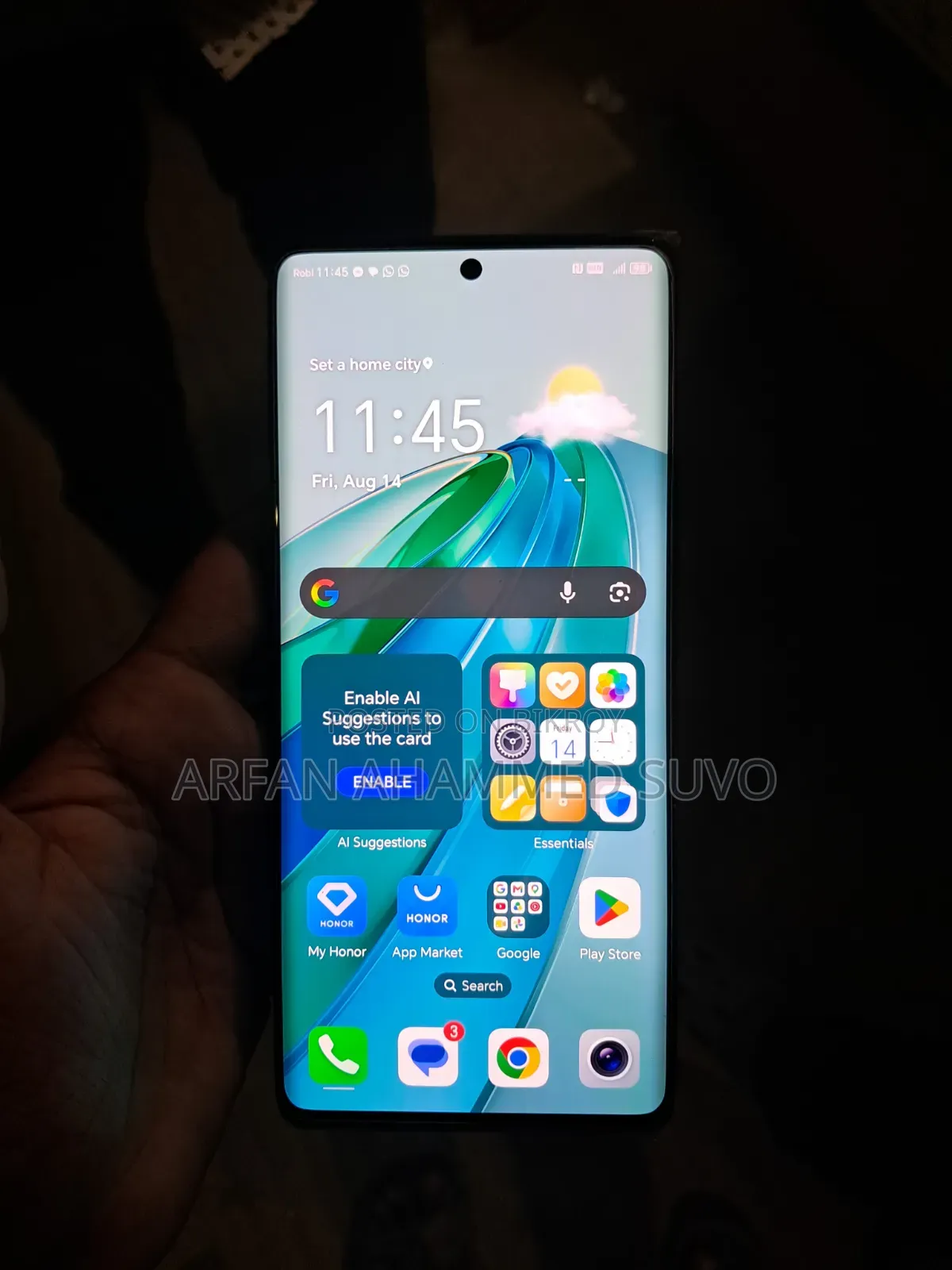 Honor X9a 256 GB Black
