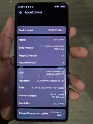 Honor X9a 256 GB Black