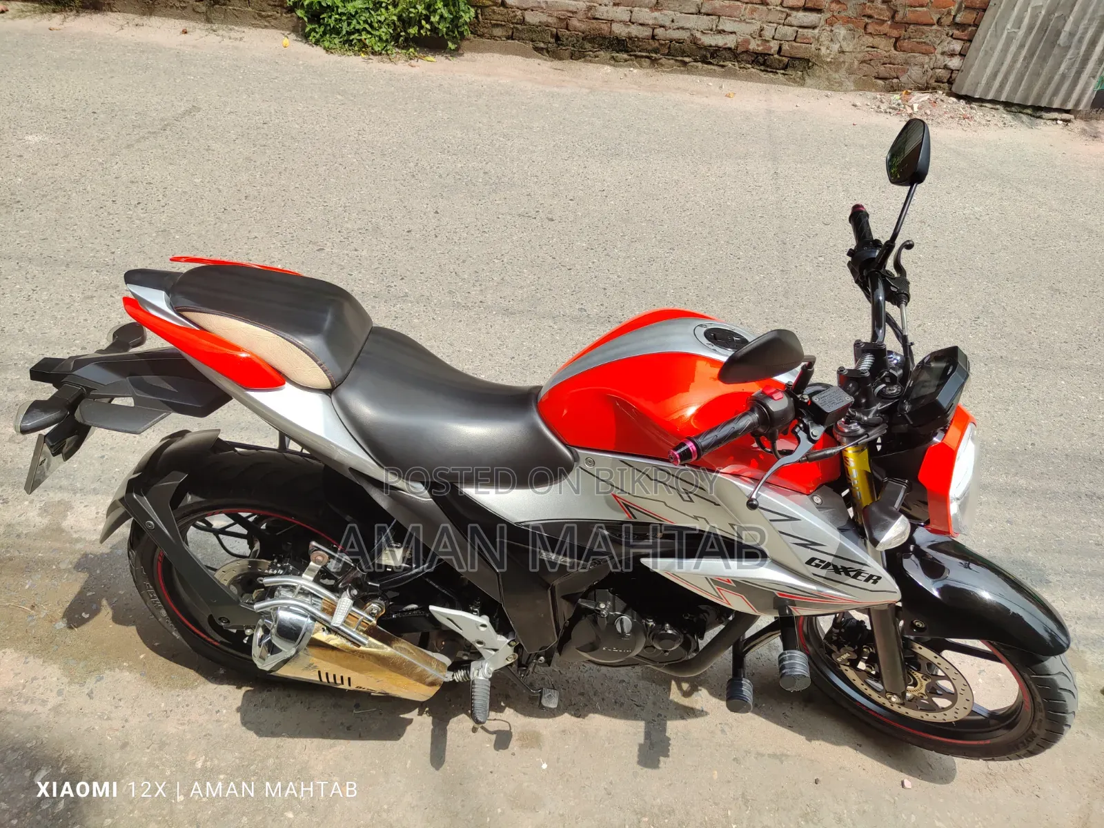 Suzuki Gixxer 2023 Orange
