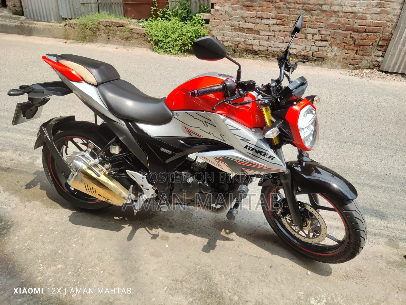 Suzuki Gixxer 2023 Orange