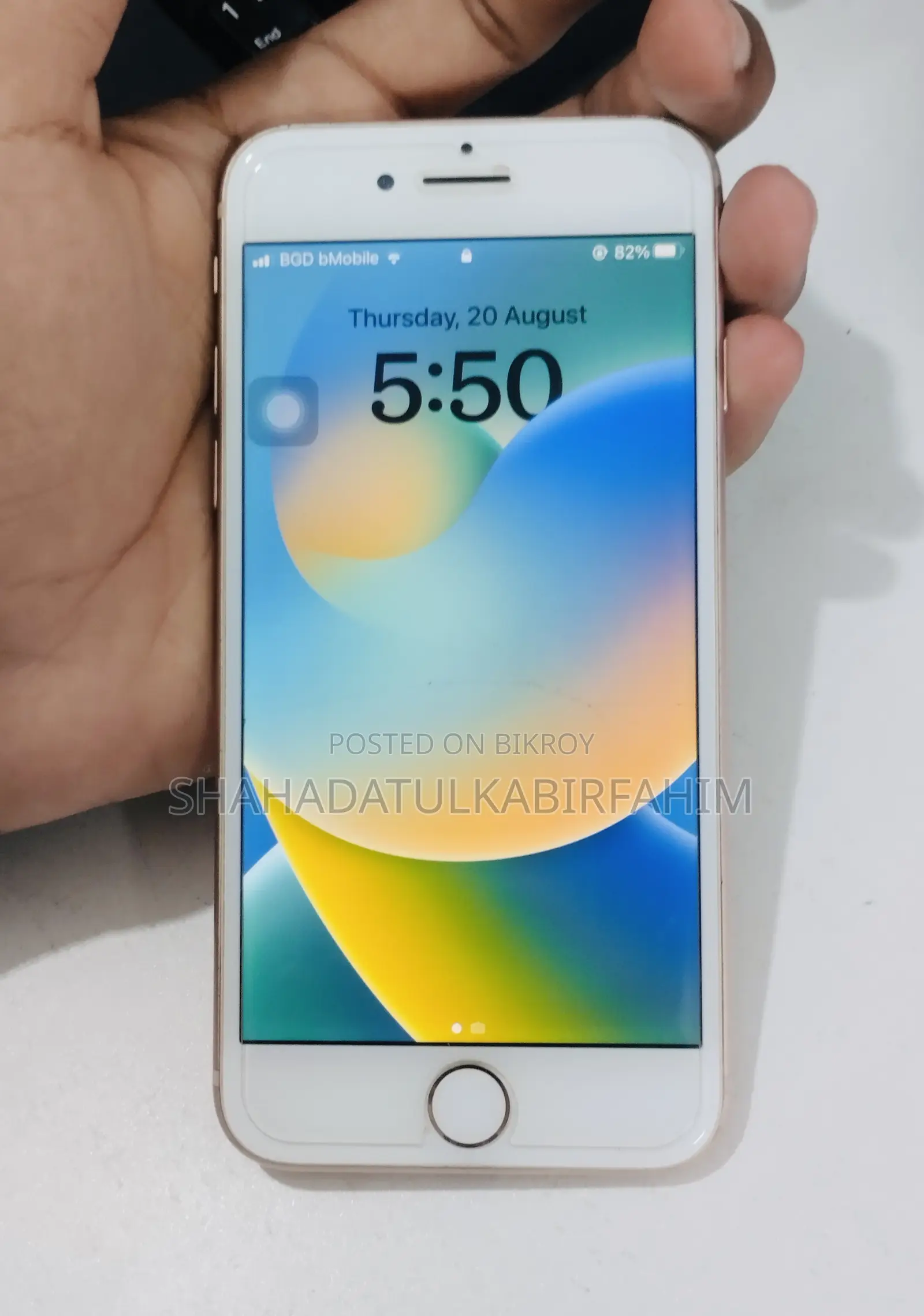 অ্যাপল আইফোন ৮ ১২৮ জিবি রোজ গোল্ড