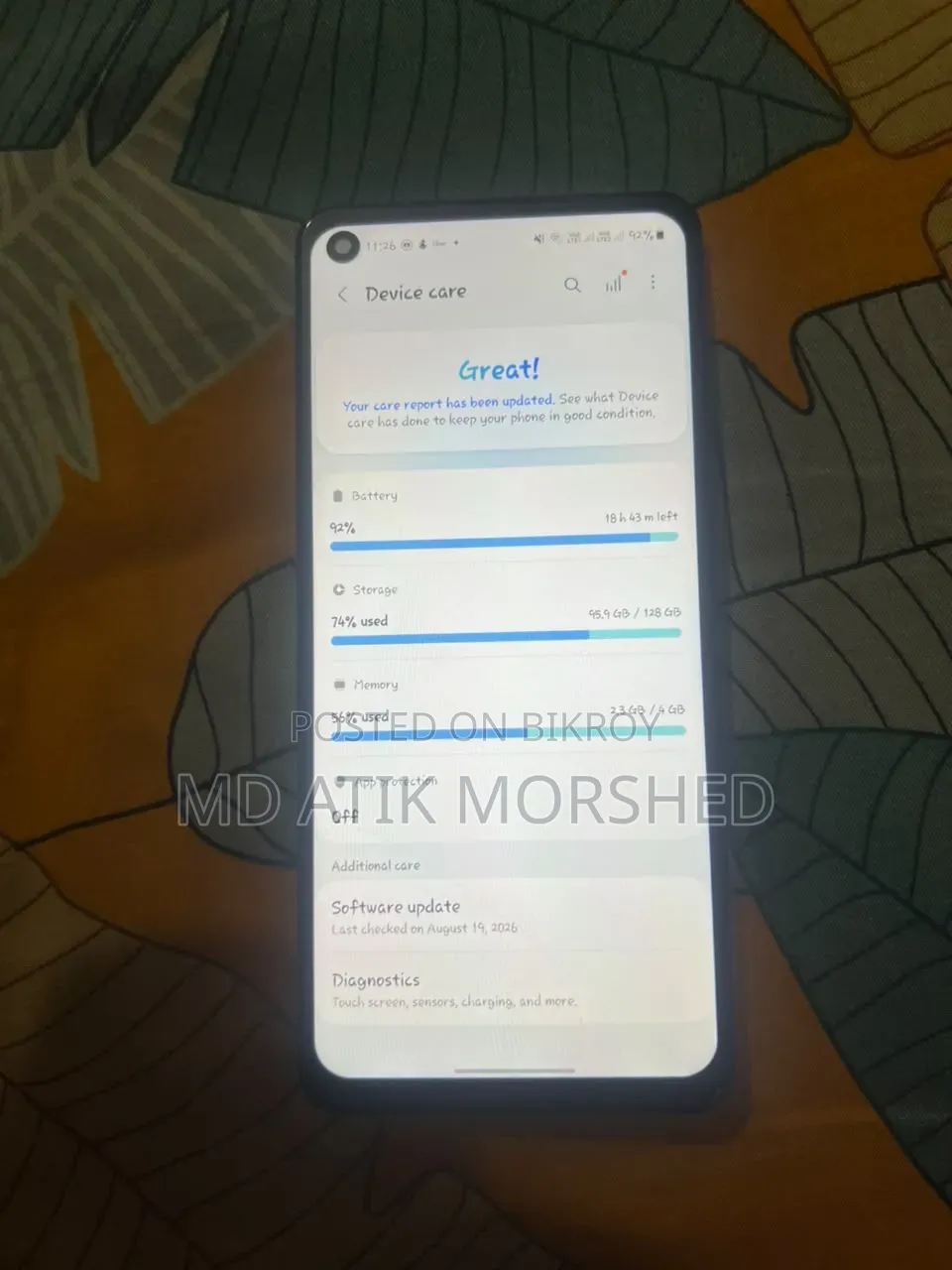 Samsung Galaxy A21s 128 GB Blue