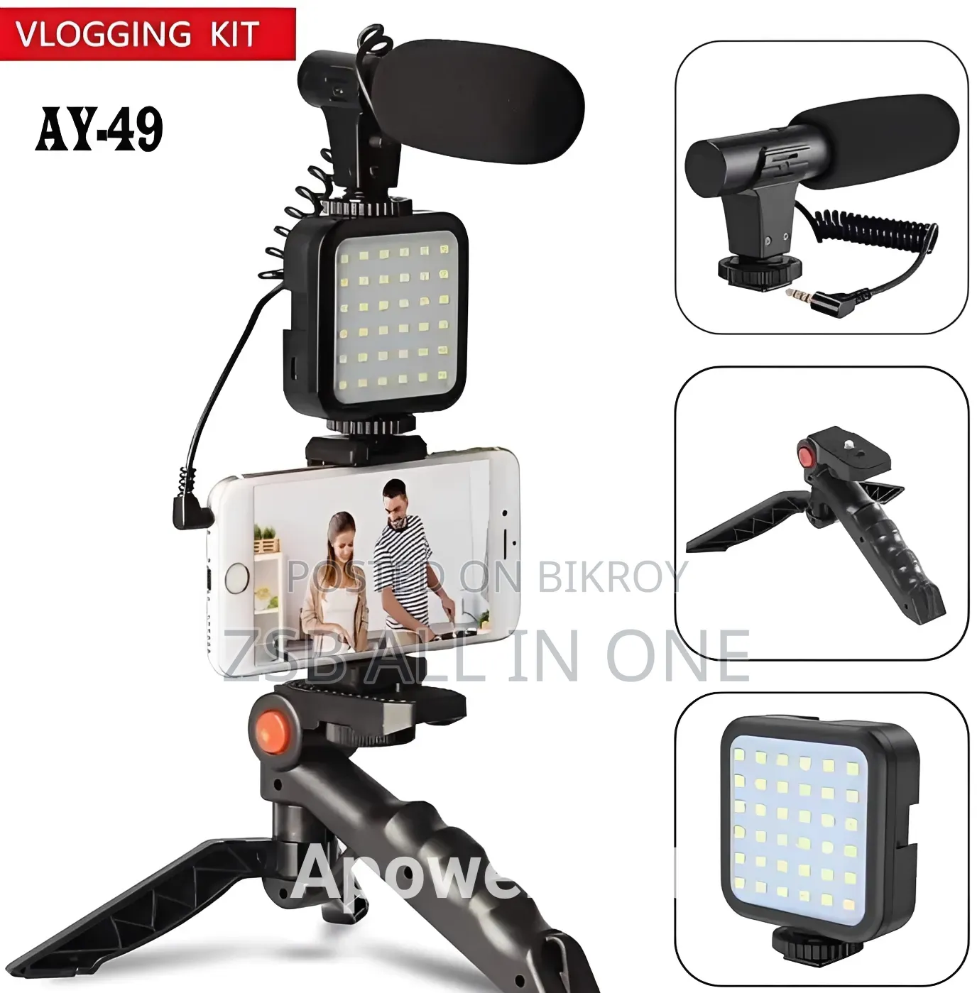 Vlogging Kit (01LM) - All-In-One Video Making Set