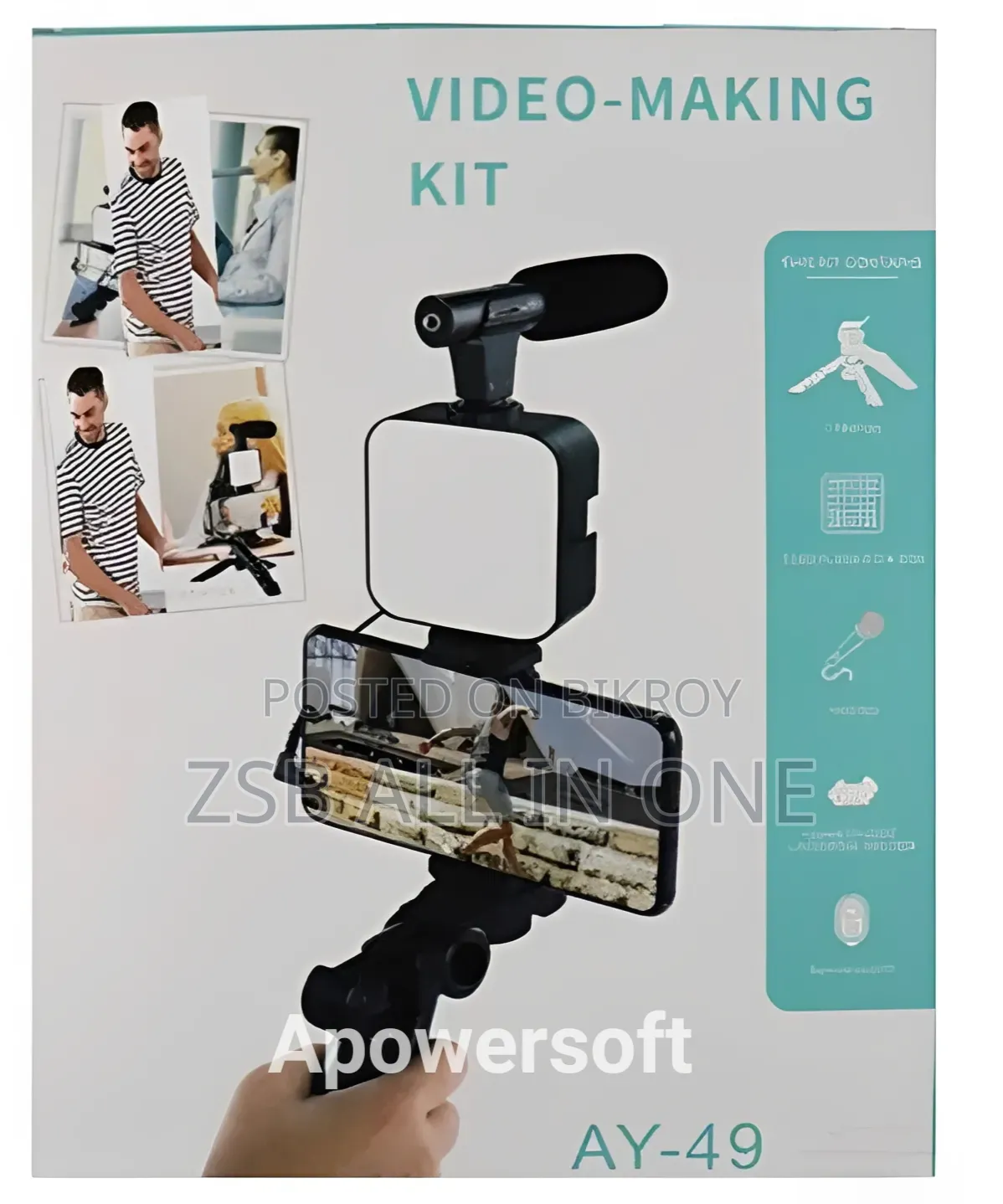 Vlogging Kit (01LM) - All-In-One Video Making Set