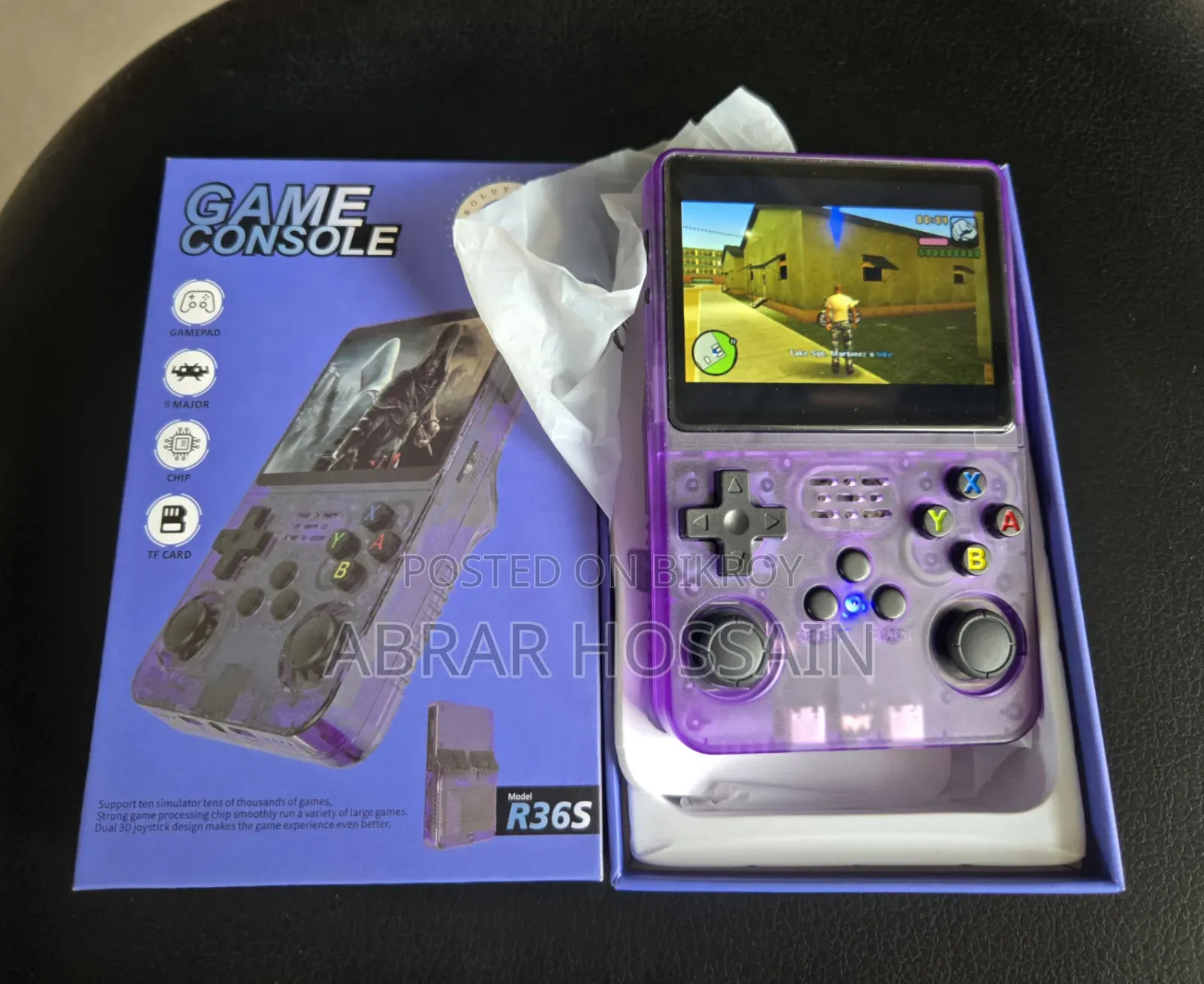 R36S Retro Handheld Game Console