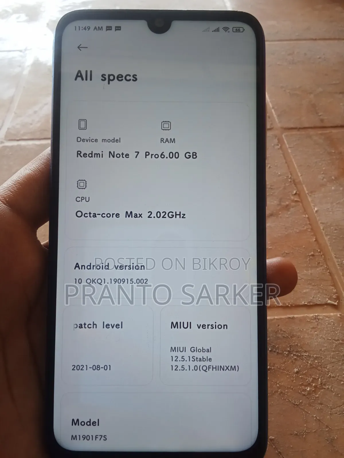 Xiaomi Redmi Note 7 Pro 64 GB Blue