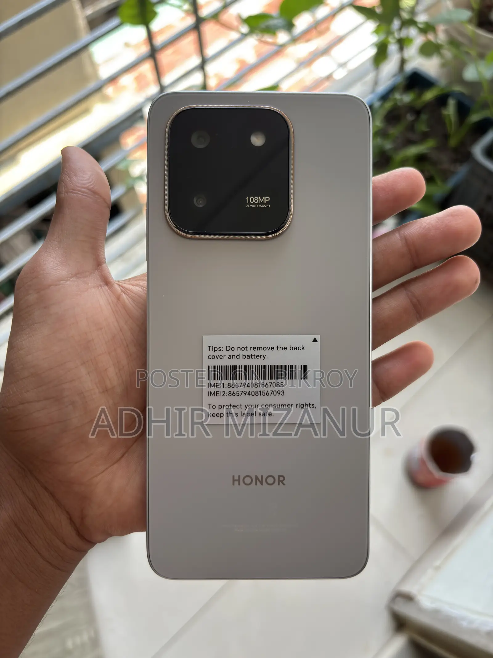 New Honor X7d 256 GB Silver