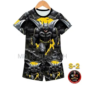 Premium 3D Design T-Shirt, Kids T-Shirt and Shorts Set