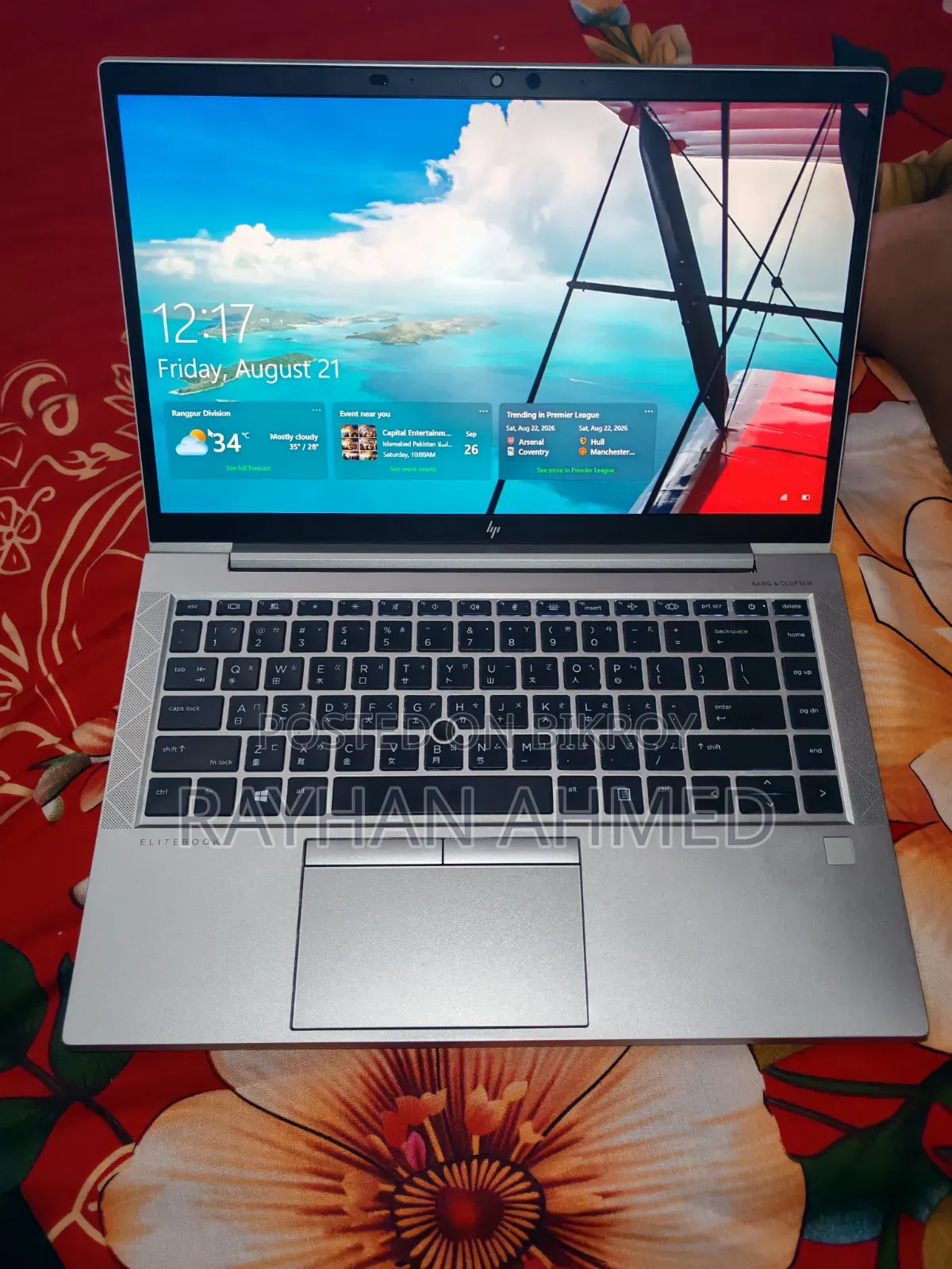 Laptop HP EliteBook 840 G8 8GB Intel Core I5 SSD 256GB