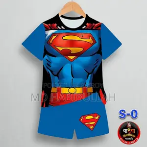 Premium 3D Design T-Shirt, Kids T-Shirt and Shorts Set