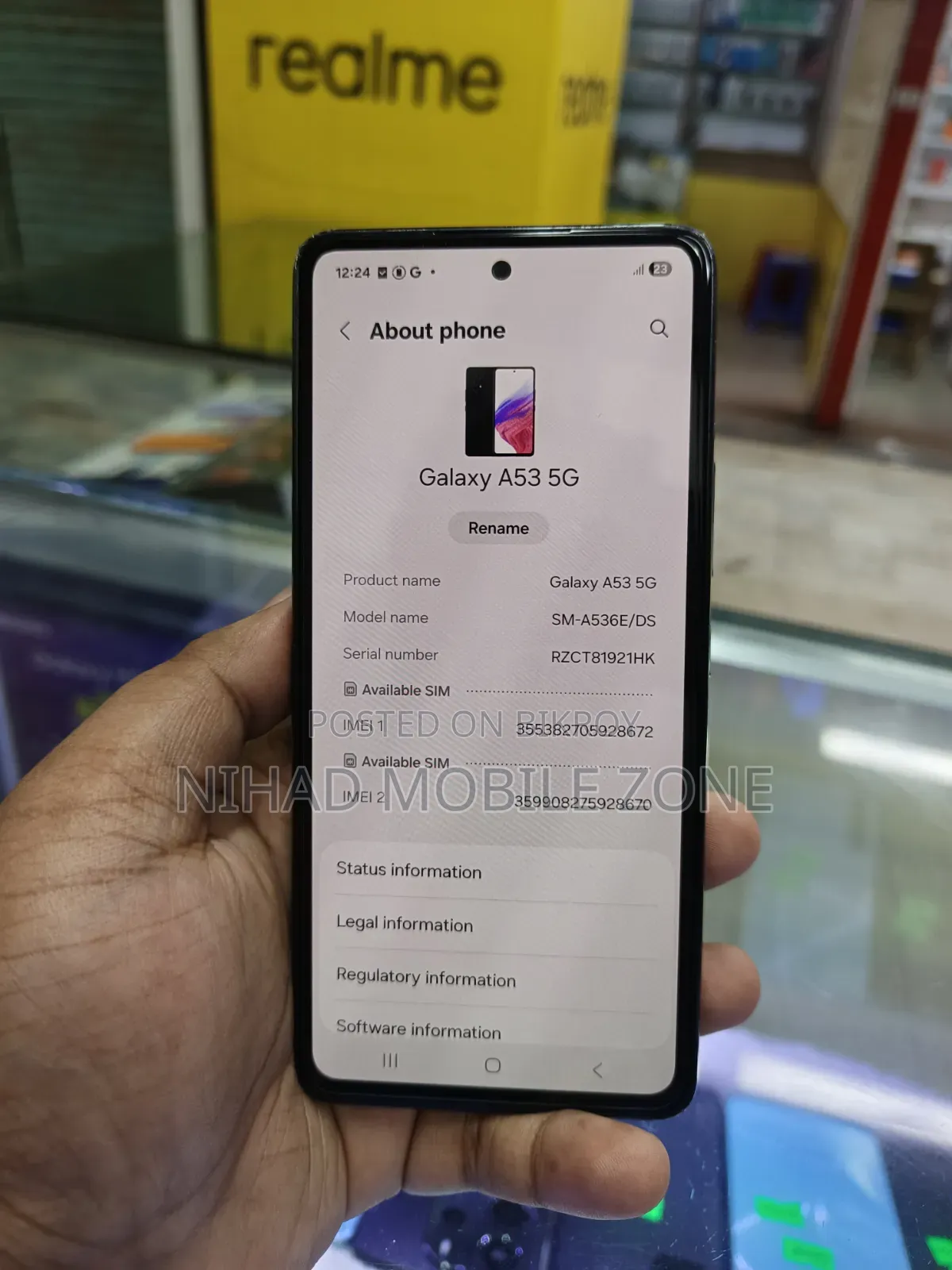 New Samsung Galaxy A53 5G 256 GB Black