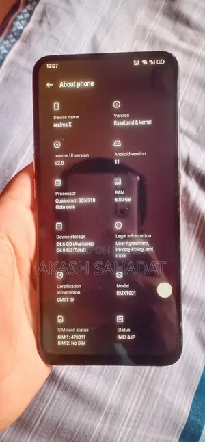 Realme X 64 GB White