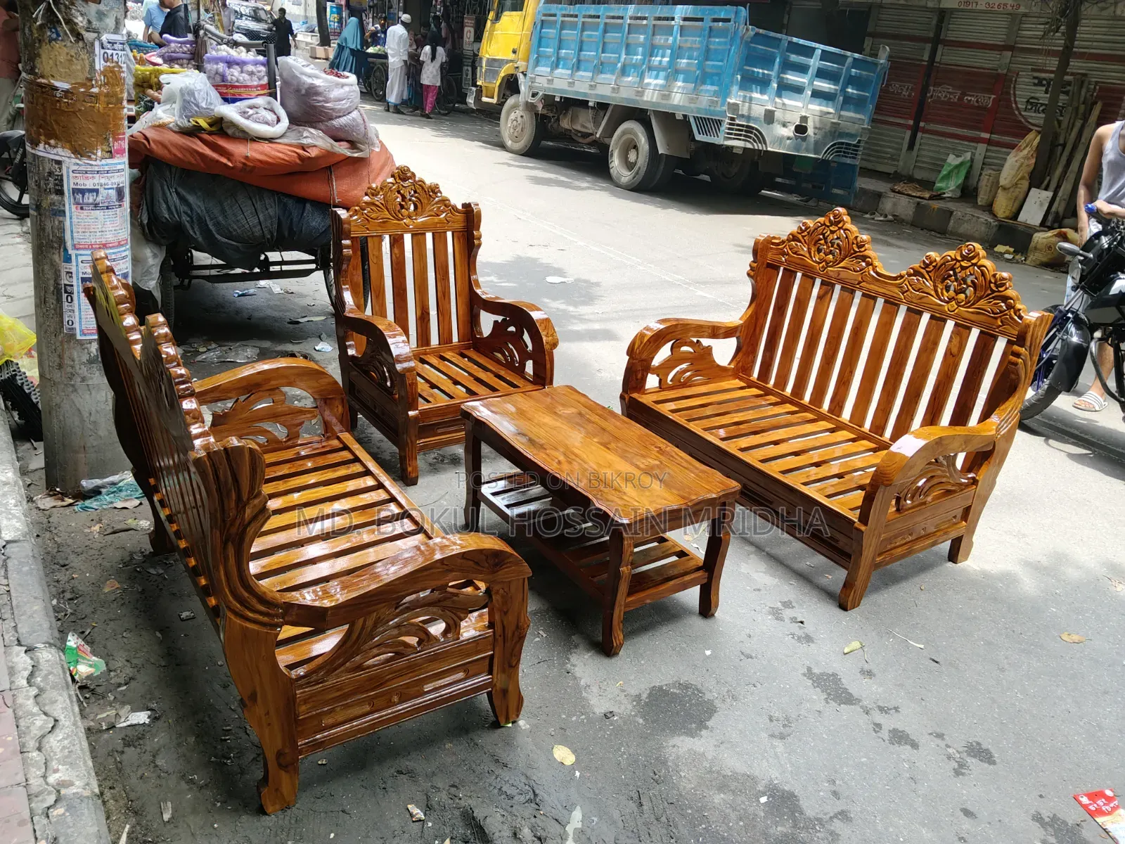 Sofa 2*2*1 & Tea Table 1 PC