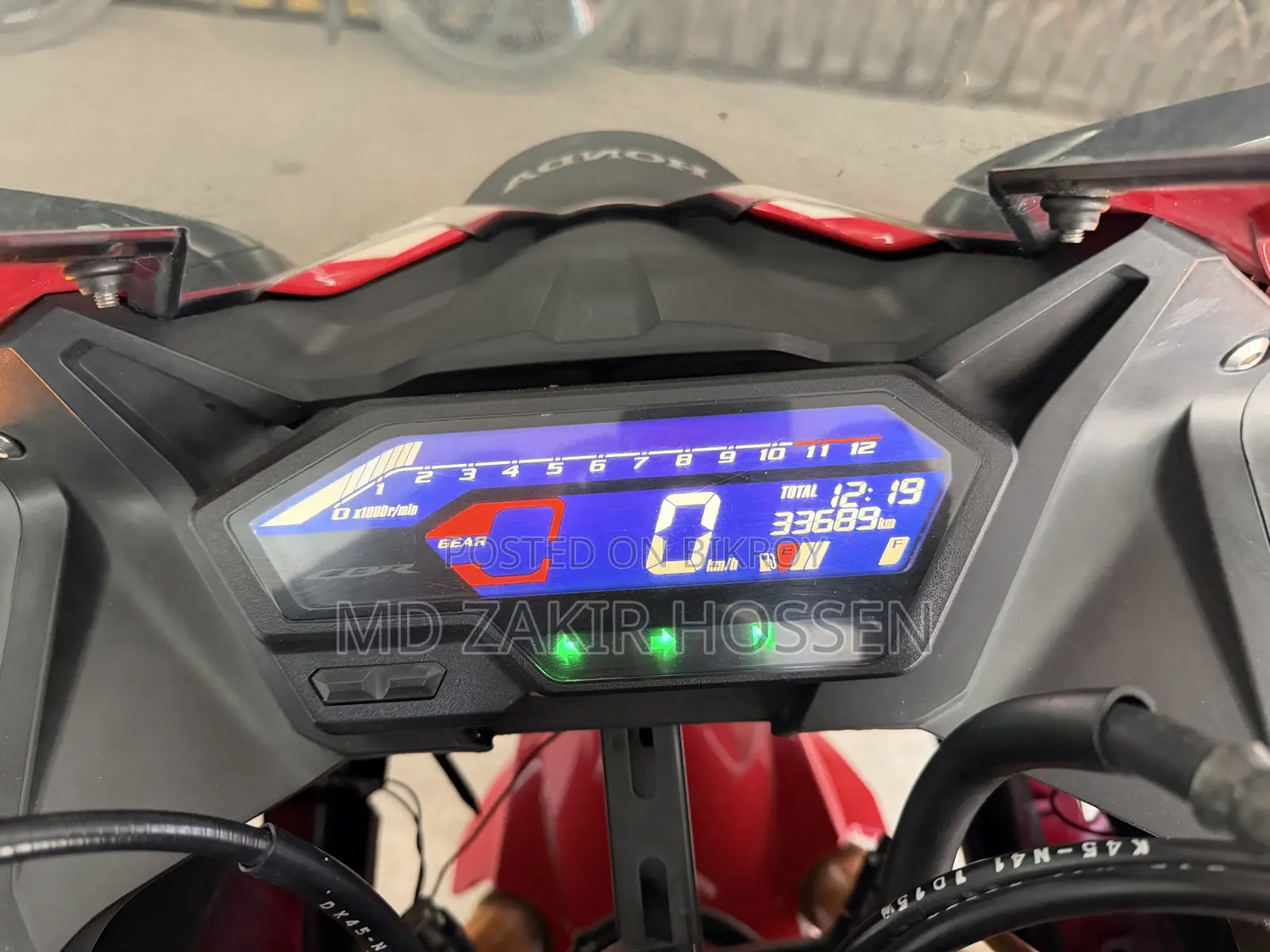 Honda CBR 2022 Red