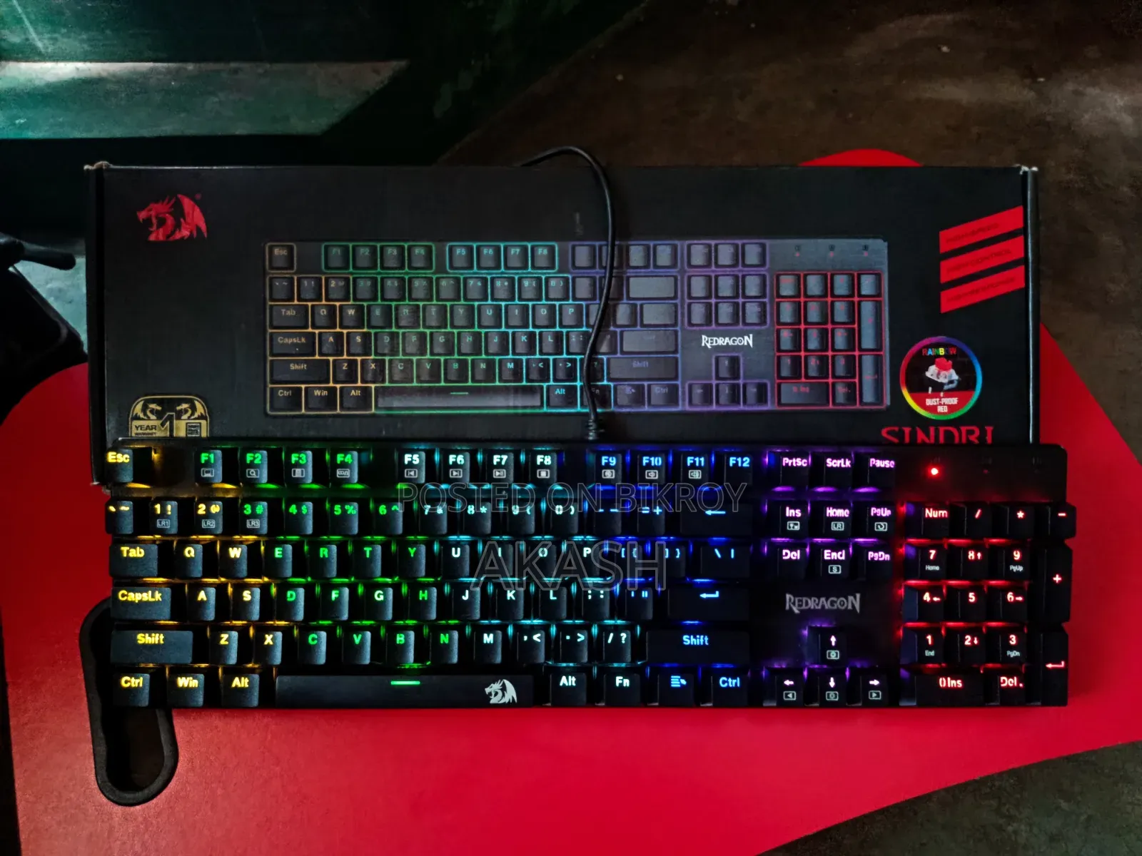 Redragon Sindri Red Switch Gaming Mechanical Keyboard