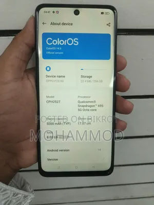Oppo F23 256 GB Black
