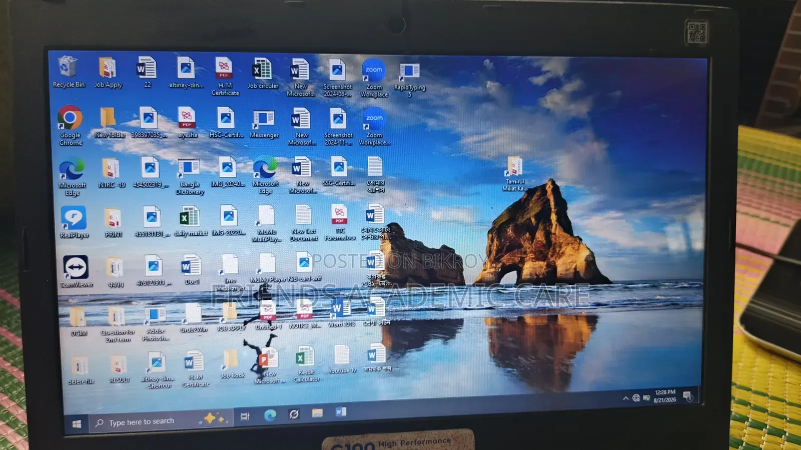 ল্যাপটপ Acer Aspire E5-475 8GB Intel Core i3 HDD+SSD 500GB