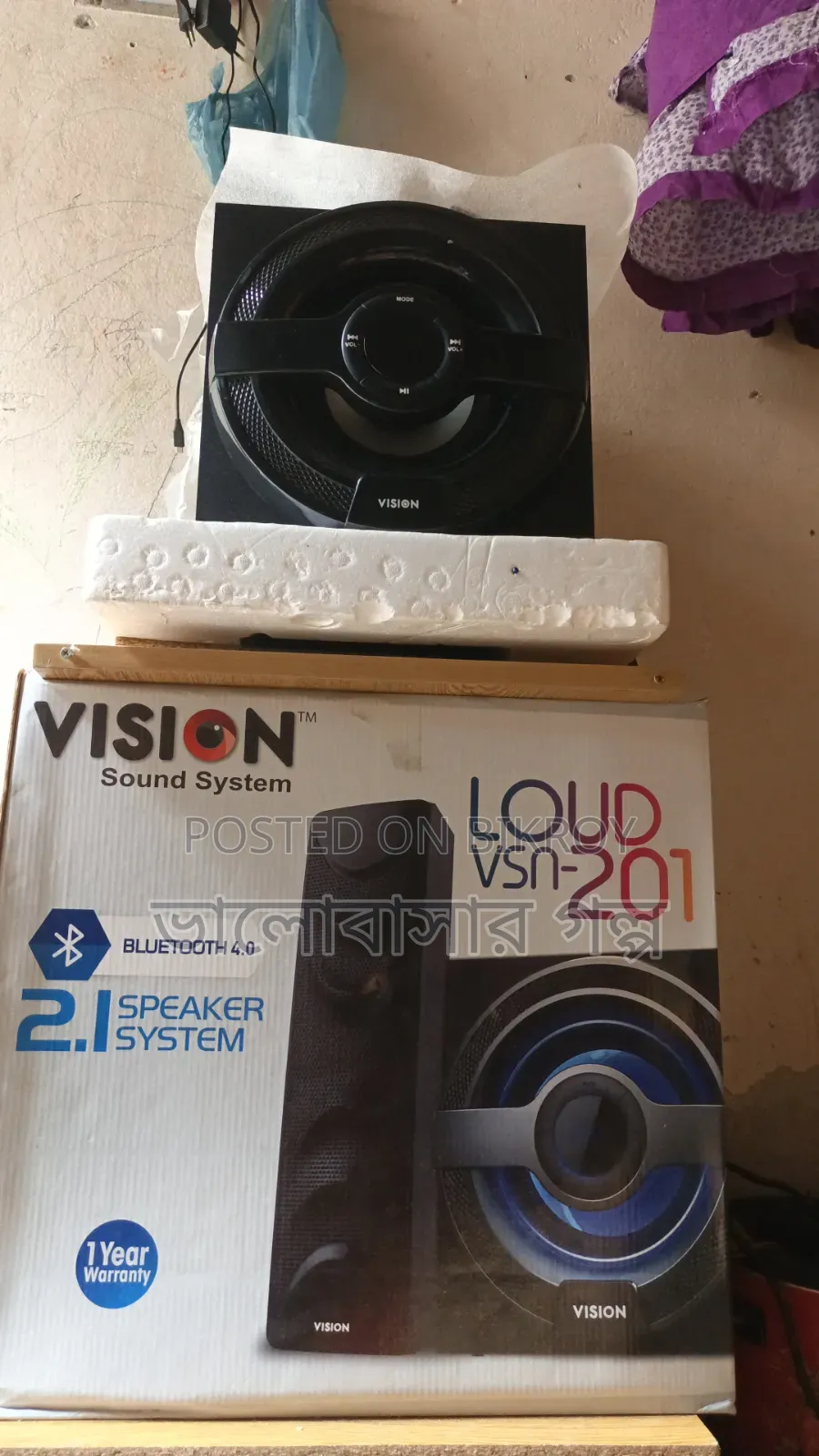 New one year warranty completely clear sound