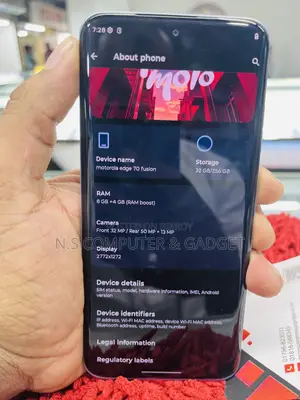 মোটোরোলা এজ ৭০ ফিউশন ২৫৬ জিবি