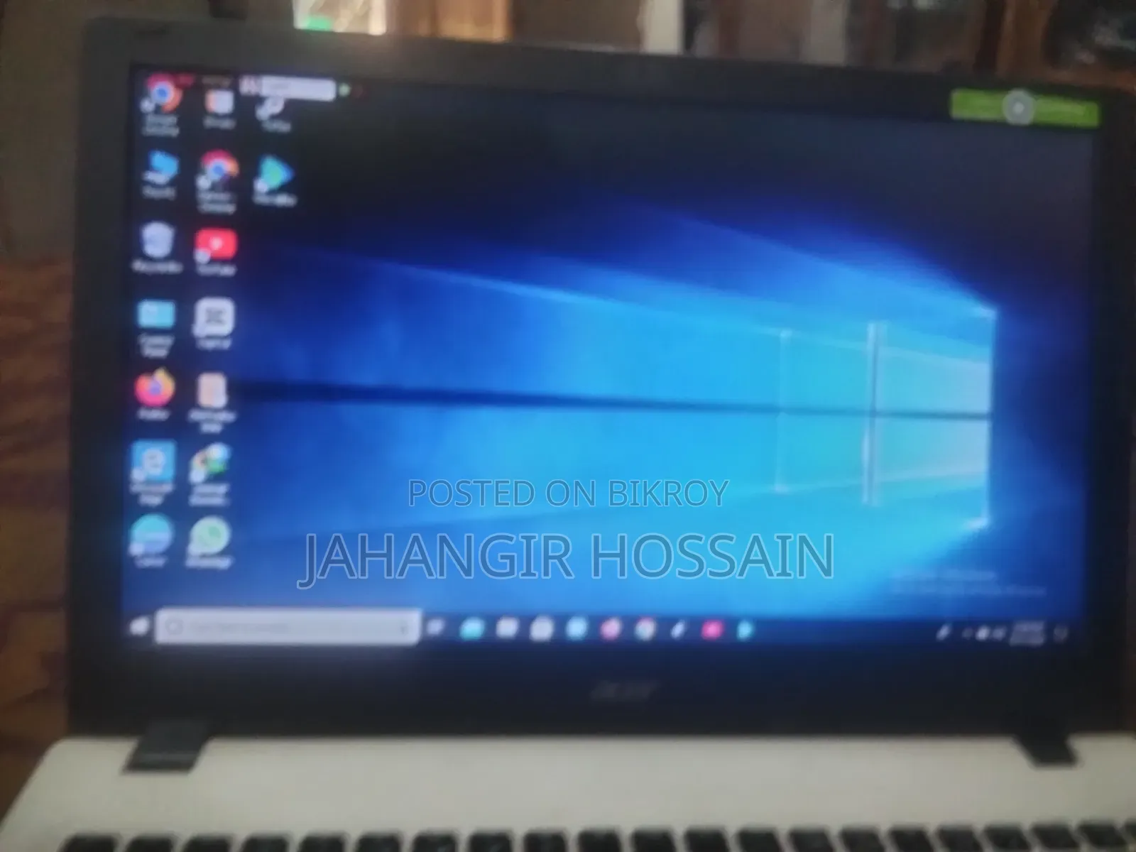 Laptop Acer 4GB Intel Core I3 HDD+SSD 500GB