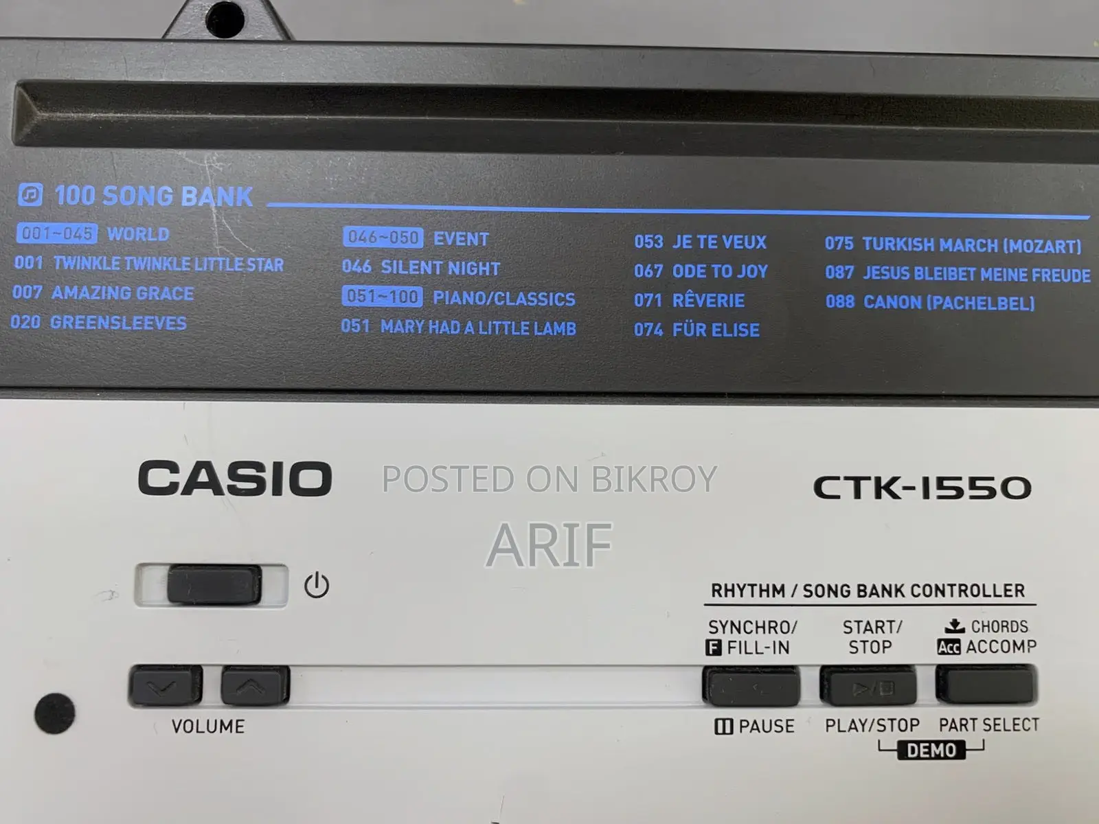 CASIO CTK-1550 | 61-Keys Piano Style Keyboard