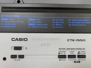 CASIO CTK-1550 | 61-Keys Piano Style Keyboard