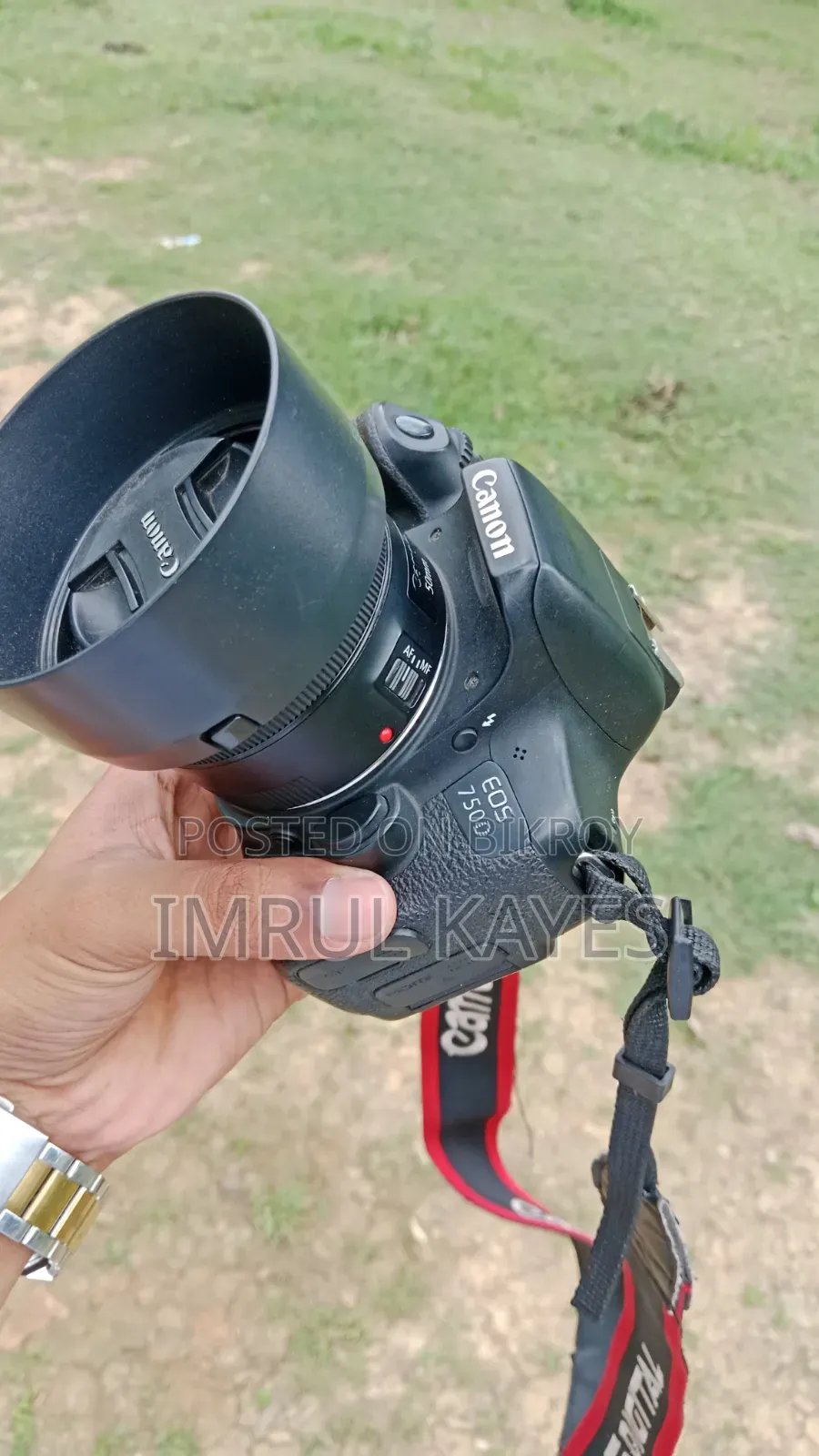 ক্যানন ৭৫০ডি উইথ প্রাইম লেন্স ৫০মিমি এসটিএম