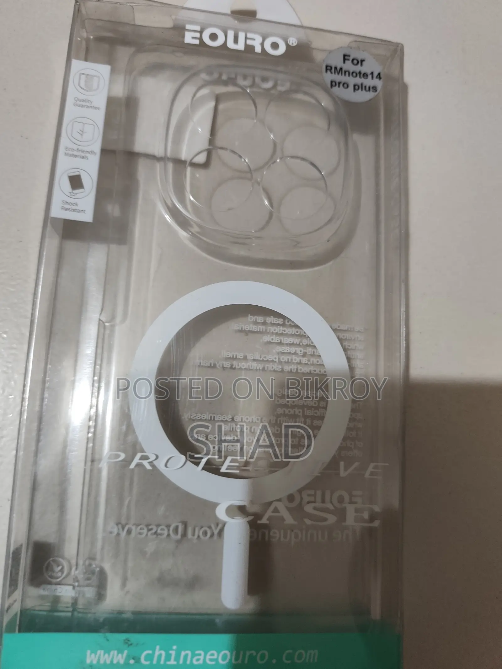 Redmi Note 14 Pro Plus Back Cover Anti Yellow Mag Safe