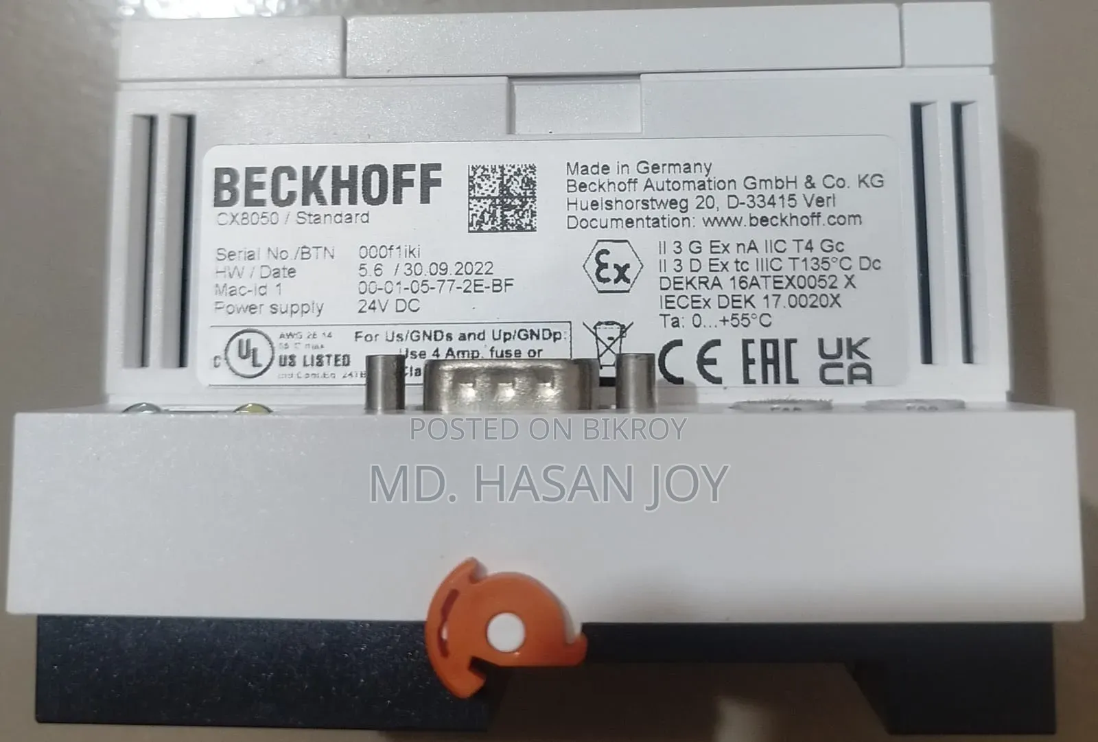 Beckhoff CX8050 / Standard – For Sale Original Beckhoff