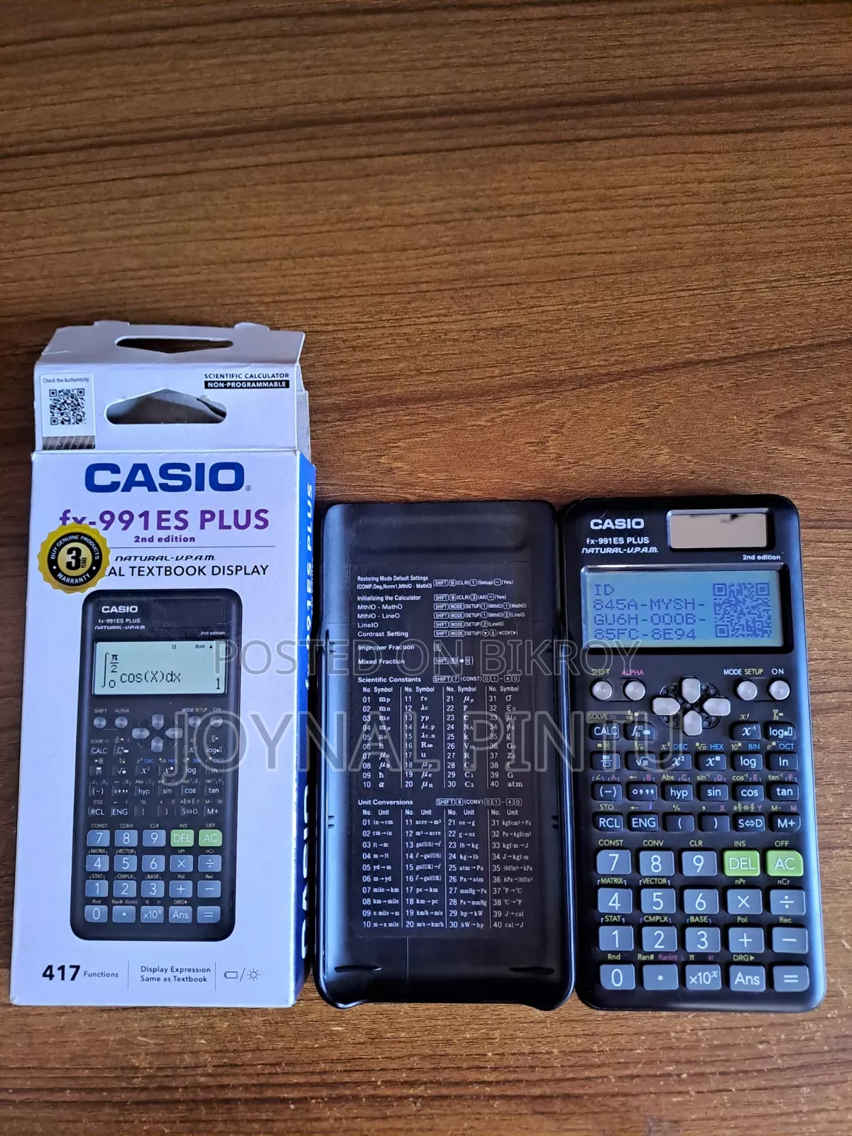 Casio Fx-991 ES Plus Calc 2nd Edition (Authentic)
