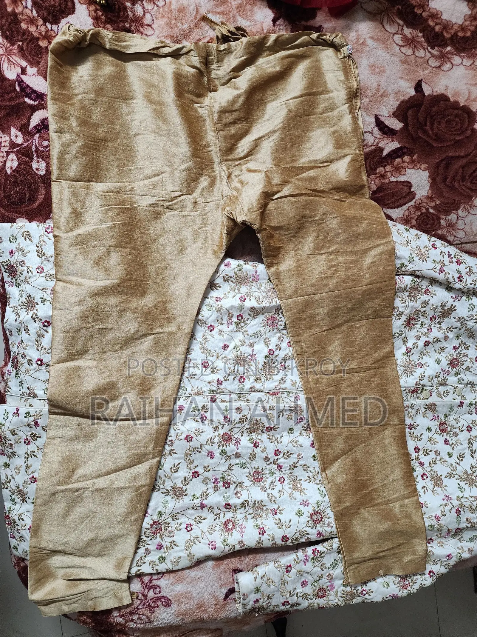 মেনস ওয়েডিং লাক্সারি শেরওয়ানি ফুল সেট