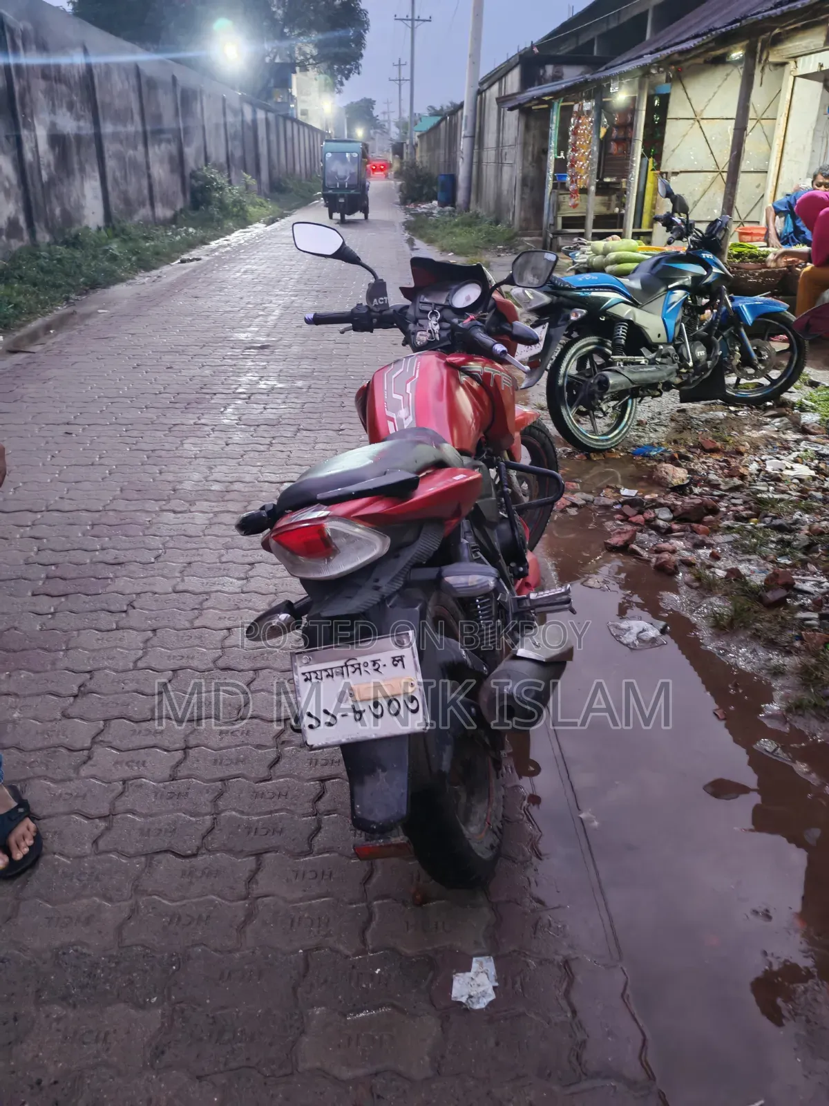 TVS Apache RTR 160 2V 2019 Red