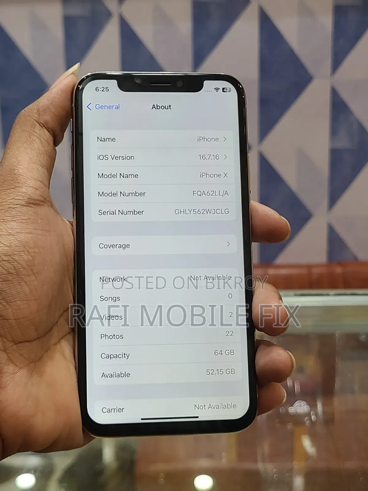 Apple iPhone X 64 GB White