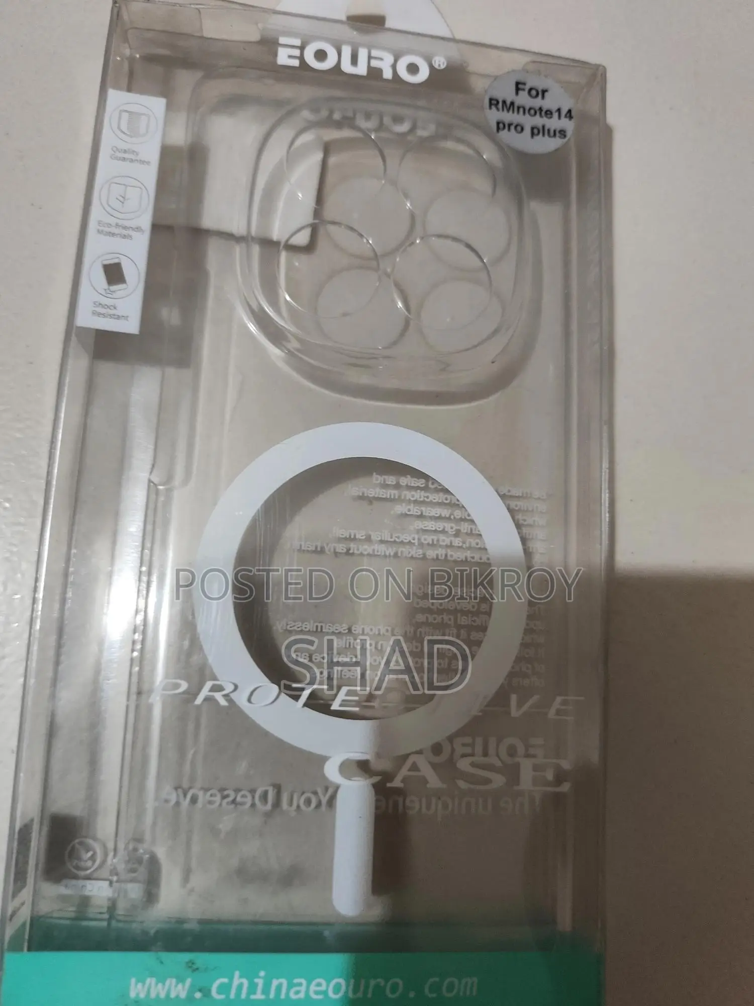 Redmi Note 14 Pro Plus Back Cover Anti Yellow Mag Safe