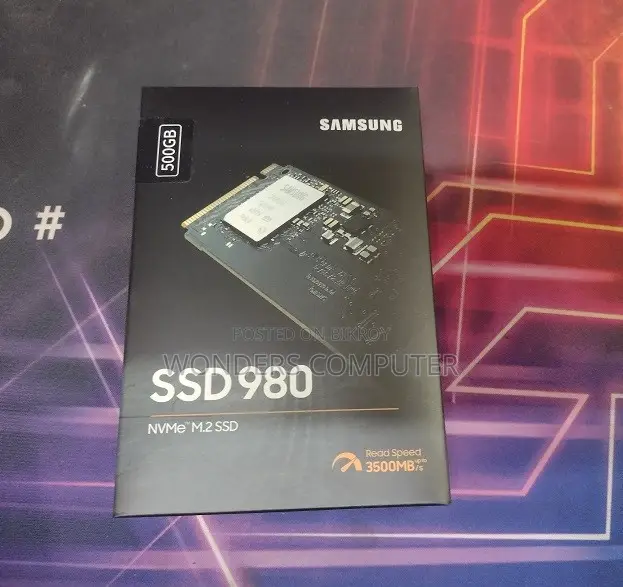 500GB Samsung 980 M.2 NVMe PCIe 3.0 SSD 3 Years Warranty