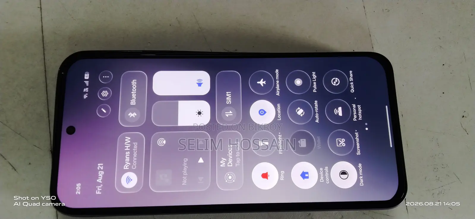 রিয়েলমি সি৮৫ প্রো ১২৮ জিবি বেগুনি