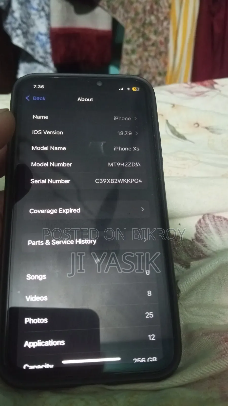 Apple iPhone XS 256 GB Gold