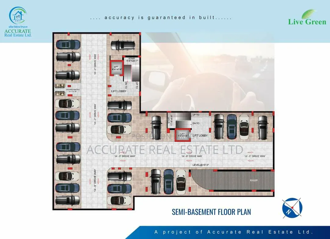 3 Bedroom Apartment in Accurate Real Estate, Dhanmondi for sale