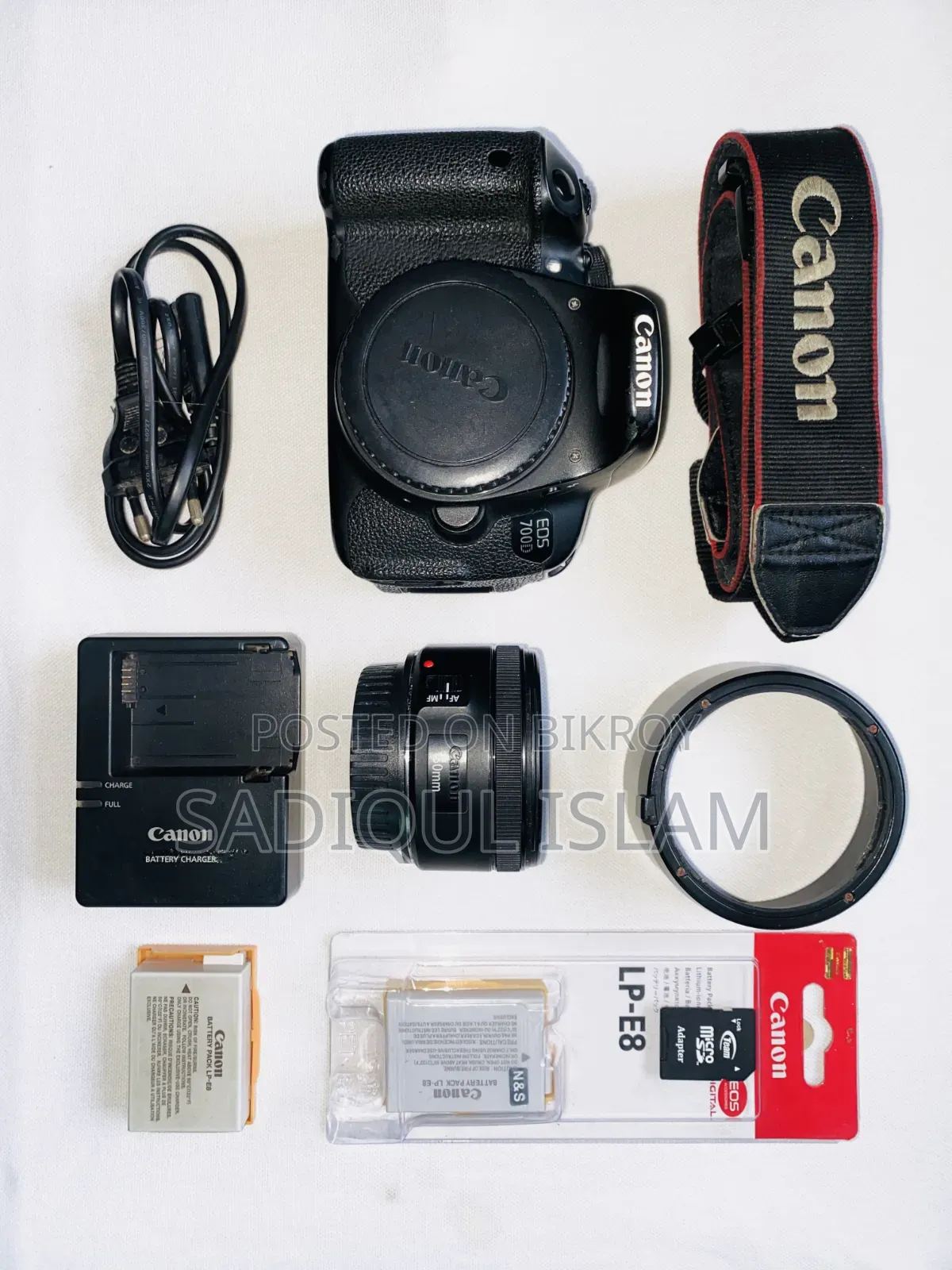 Canon 700D With 50mm Prime Lens Setup for Sale!